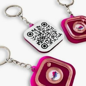 Key Tag with QR Code